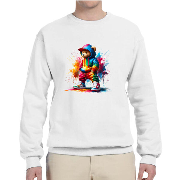 bearsplash - Adult NuBlend® Fleece Crew Thumbnail