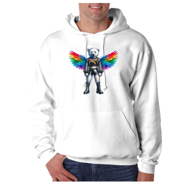 Pridepanda - Adult Super Sweats® NuBlend® Fleece Pullover Hooded Sweatshirt Thumbnail