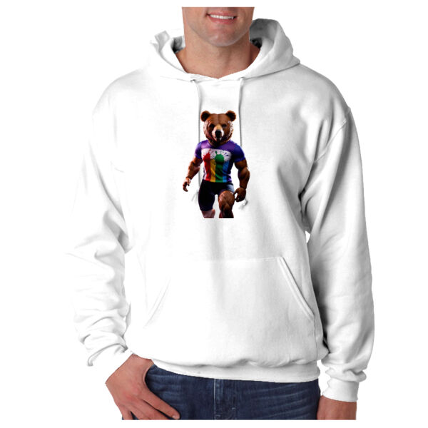 Gymbear - Adult Super Sweats® NuBlend® Fleece Pullover Hooded Sweatshirt Thumbnail