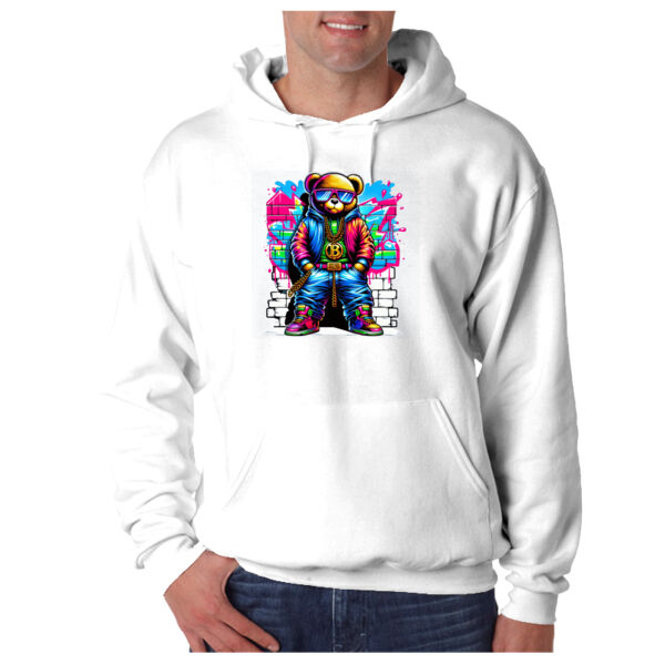 Neonbear - Adult Super Sweats® NuBlend® Fleece Pullover Hooded Sweatshirt Thumbnail