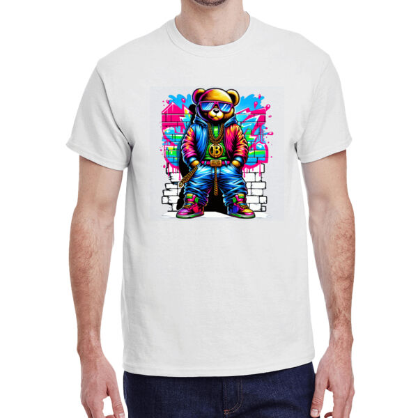 Neonbear - Adult Heavy Cotton™ T-Shirt Thumbnail