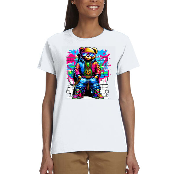 Neonbear - Ladies' Ultra Cotton® T-Shirt Thumbnail