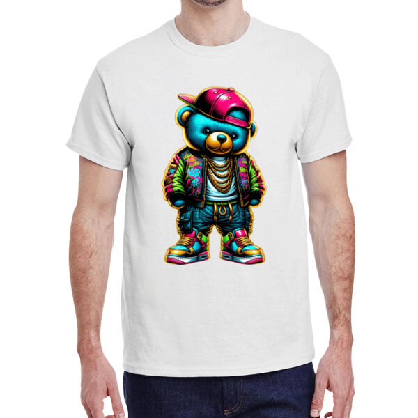Blue bear - Adult Heavy Cotton™ T-Shirt Thumbnail
