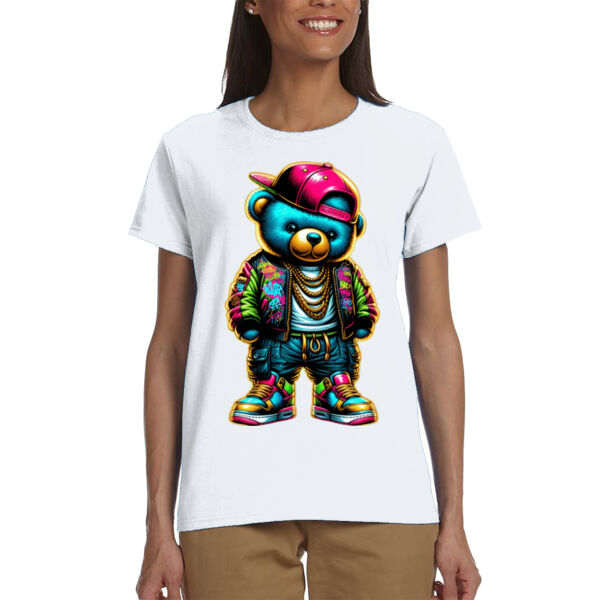 Blue bear - Ladies' Ultra Cotton® T-Shirt Thumbnail