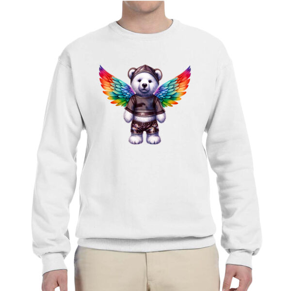 Baby panda - Adult NuBlend® Fleece Crew Thumbnail