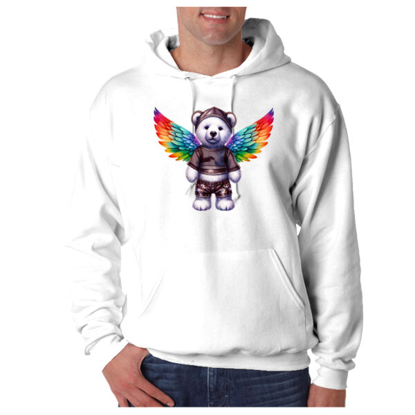 Baby panda - Adult Super Sweats® NuBlend® Fleece Pullover Hooded Sweatshirt Thumbnail