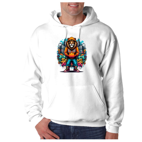 Trade bear - Adult Super Sweats® NuBlend® Fleece Pullover Hooded Sweatshirt Thumbnail