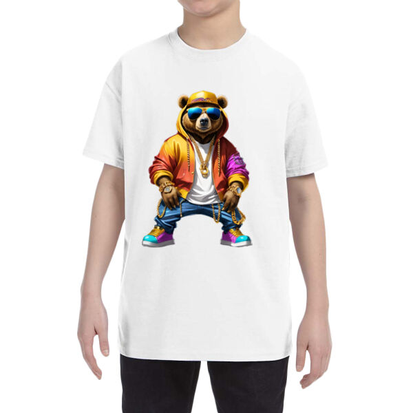 Goldchain bear - Youth Heavy Cotton™ T-Shirt Thumbnail