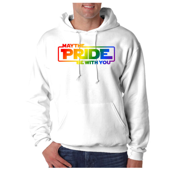 May the pride be with you - Adult Super Sweats® NuBlend® Fleece Pullover Hooded Sweatshirt Thumbnail