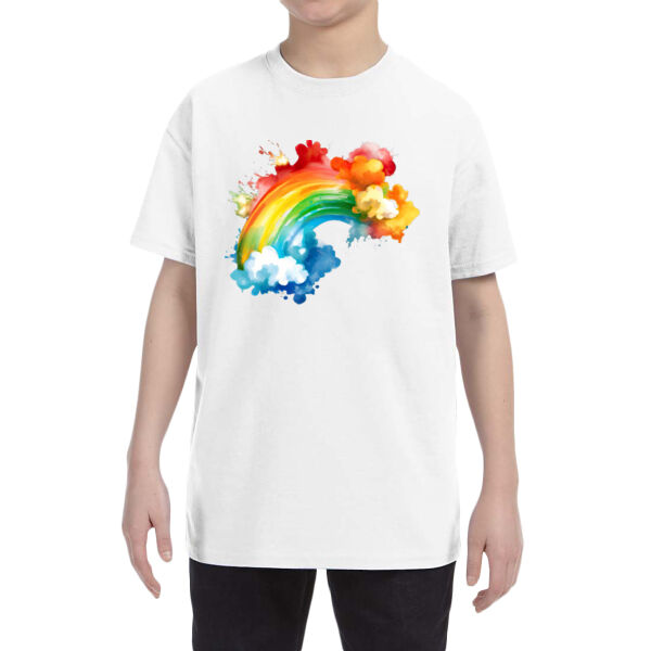Rainbow cloud - Youth Heavy Cotton™ T-Shirt Thumbnail