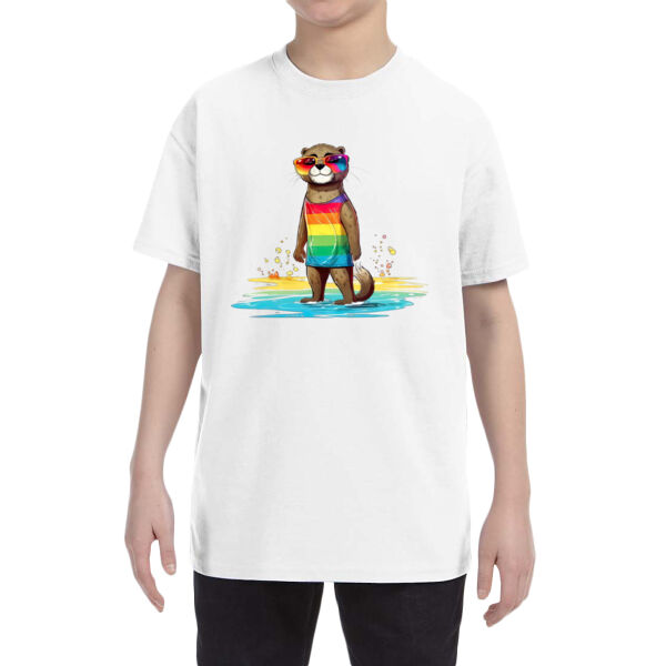 Otter - Youth Heavy Cotton™ T-Shirt Thumbnail