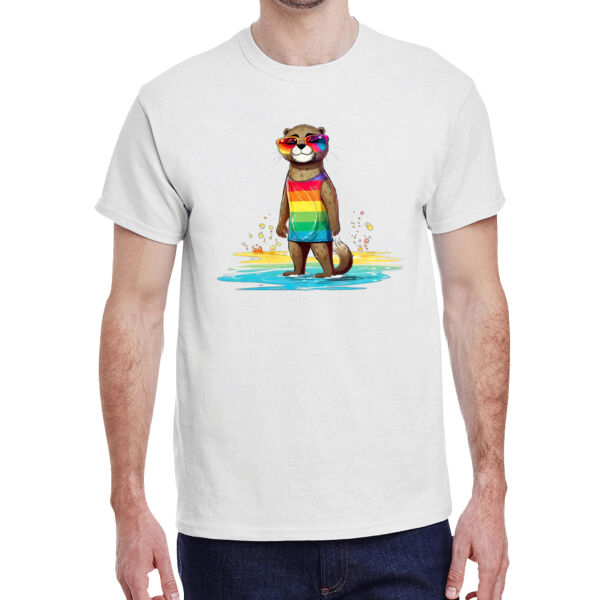 Otter - Adult Heavy Cotton™ T-Shirt Thumbnail